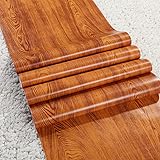 GLOW4U Faux Oak Wood Grain Contact Paper for