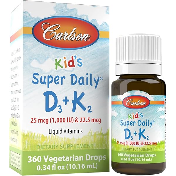 Carlson Super Daily D3, Vitamin D Drops, 1,000 IU (25 Mcg) Per Drop, 1