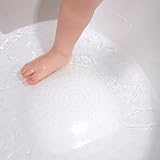 Shnuggle Toddler Bath Tub with Backrest, White/Light Grey, Anti-Slip view 4