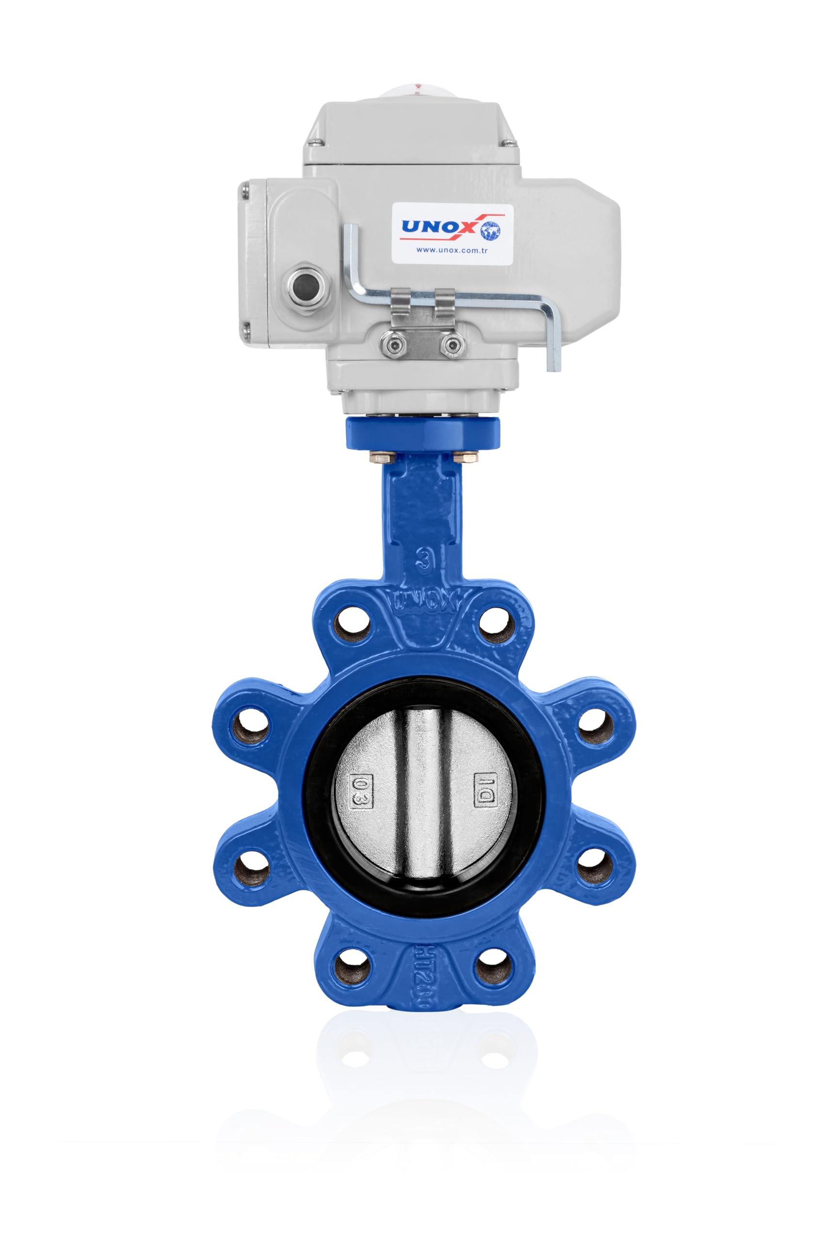 Unox DN125 (5") 24V DC Electric Actuated Lug Type