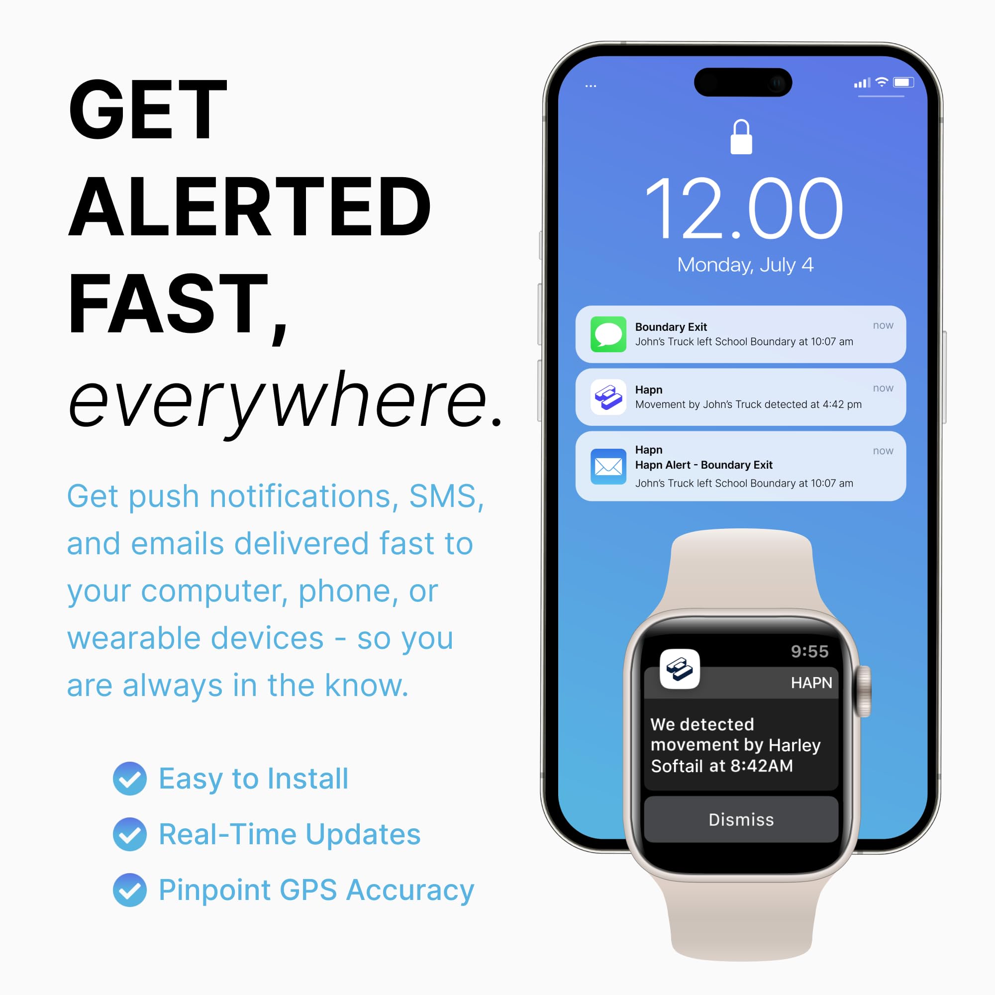 Spytec Wired GPS Tracker for Vehicles, Cars & Trucks | 3 Mo Prepaid Subscription | Waterproof Real-Time GPS Tracker, Speeding & Geofencing Car Tracker Alerts, E-Z Install | US, Rural & Global Coverage