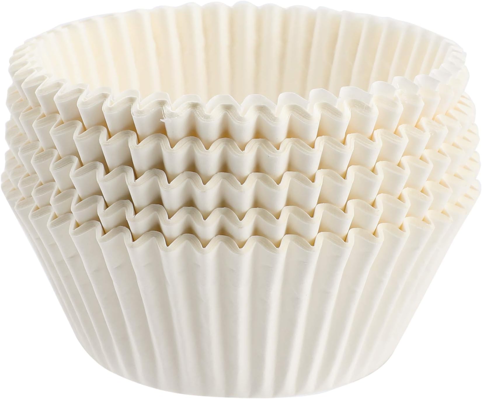 TRUSBER Baking Cups, 100 pieces Paper Cupcake Liners Wrappers Nonstick Muffin Molds Baking Cup Holders for Wedding, Birthday, Baby Shower or Holiday Party