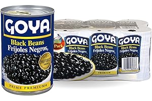 Goya Foods Black Beans, 15.5 Ounce (Pack of 8)