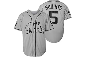 JKNAKN The Sandlot Benny The Jet Rodriguez Michael Squints Palledorous Alan Yeah-Yeah McClennan Bel Air 3D Print Baseball Jersey