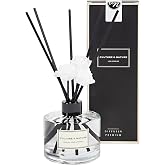 CULTURE &amp; NATURE Reed Diffuser Set 6.7oz (200ml) English Pear &amp; Freesia Scented Diffuser with Sticks Home Fragrance Reed Diffuser for Bathroom Shelf Decor