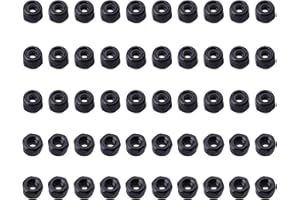 Hobbyfire 50Pcs M2 Lock Nuts for SCX24 Wheels JLU AXI00002 C10 AXI00001 Bronco C10 AXI00001 AXI00005 Gladiator AXI00006 AXI90081 Axial 1/24 RC Crawler Car