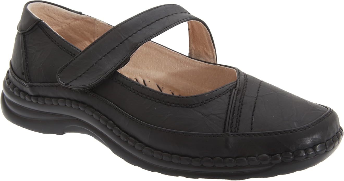 Boulevard Womens/Ladies Extra Wide EEE Fitting Mary Jane