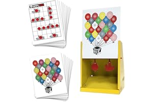 ATFLBOX BB Trap Target with 20pcs 7'' X 9'' Paper Targets and 2 Metal Silhouettes Spinner Shooting Targets for Airsoft, Rifle, Pellet Gun, Airgun