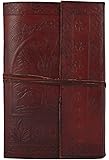 RUSTIC TOWN Handmade Vintage Antique Looking Genuine Leather Journal Diary Notebook" Tree of Life" for Men Women Gift for Him Her