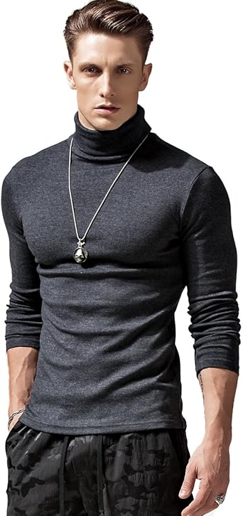 slim fit turtleneck mens
