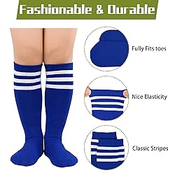 Zando 4 Pairs Toddler Knee High Socks