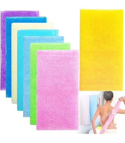 Amazon.com: Salux Nylon Japanese Beauty Skin Bath Wash Cloth/towel