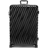 TUMI 19 Degree Large Expandable Checked Luggage, Black | 4-Wheels, Durable Hard Shell Zipper Expansion Checked Bag, Suitcase, 4 Spinner Wheels, Recycled Polycarbonate, TSA Lock