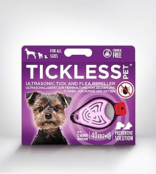 TickLess Pet Brands Pet Ultrasonic Tick and Flea Repeller (Black)