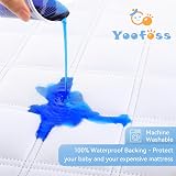 Yoofoss Next to Me Crib Mattress Protector 51 x 85 cm 2 Pack Waterproof view 5