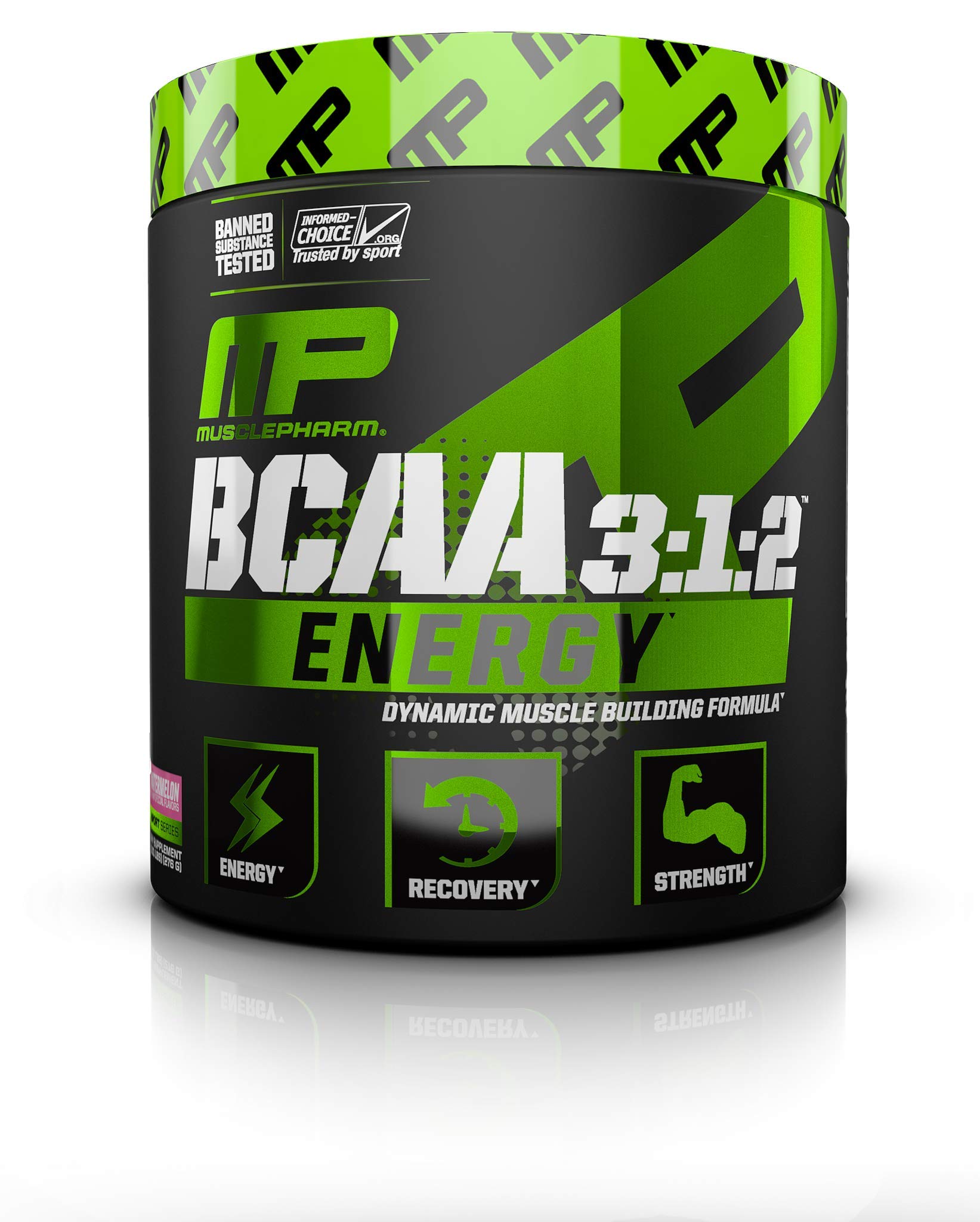MusclePharm Amino Energy 6 Grams of BCAA Powder, with Caffeine and