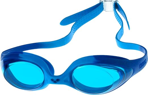 arena Kinder Unisex Training Wettkampf Schwimmbrille Spider Junior (UV-Schutz, Anti-Fog, Harte Gläser)