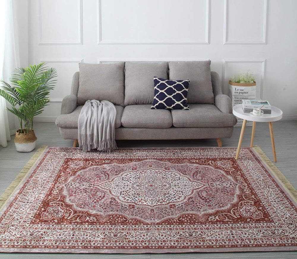 Amazon.de: SJIUH Teppich, Europäische Art Quaste weiche Teppiche für