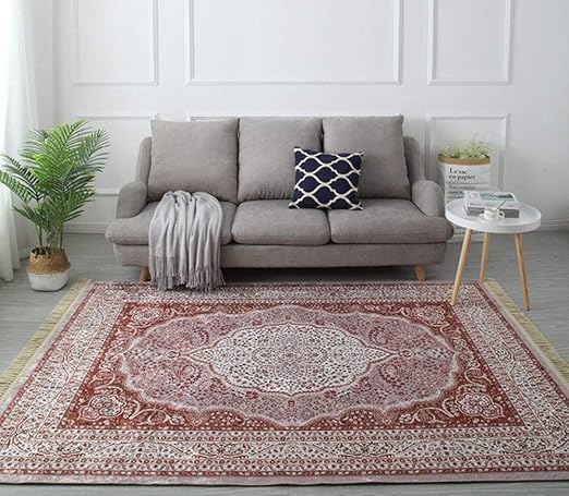 Amazon.de: SJIUH Teppich, Europäische Art Quaste weiche Teppiche für