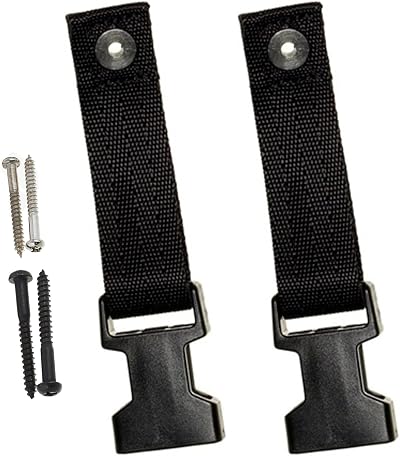 DiMarzio Cliplock Fasteners Black Set of Two 1 Inch Nylon Ends