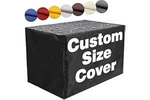 Custom Size Dust Cover, Tailor-made to Measure Heavy Duty 600D Waterproof Storage Cover, Bespoke Odd Shaped Protective Cover 