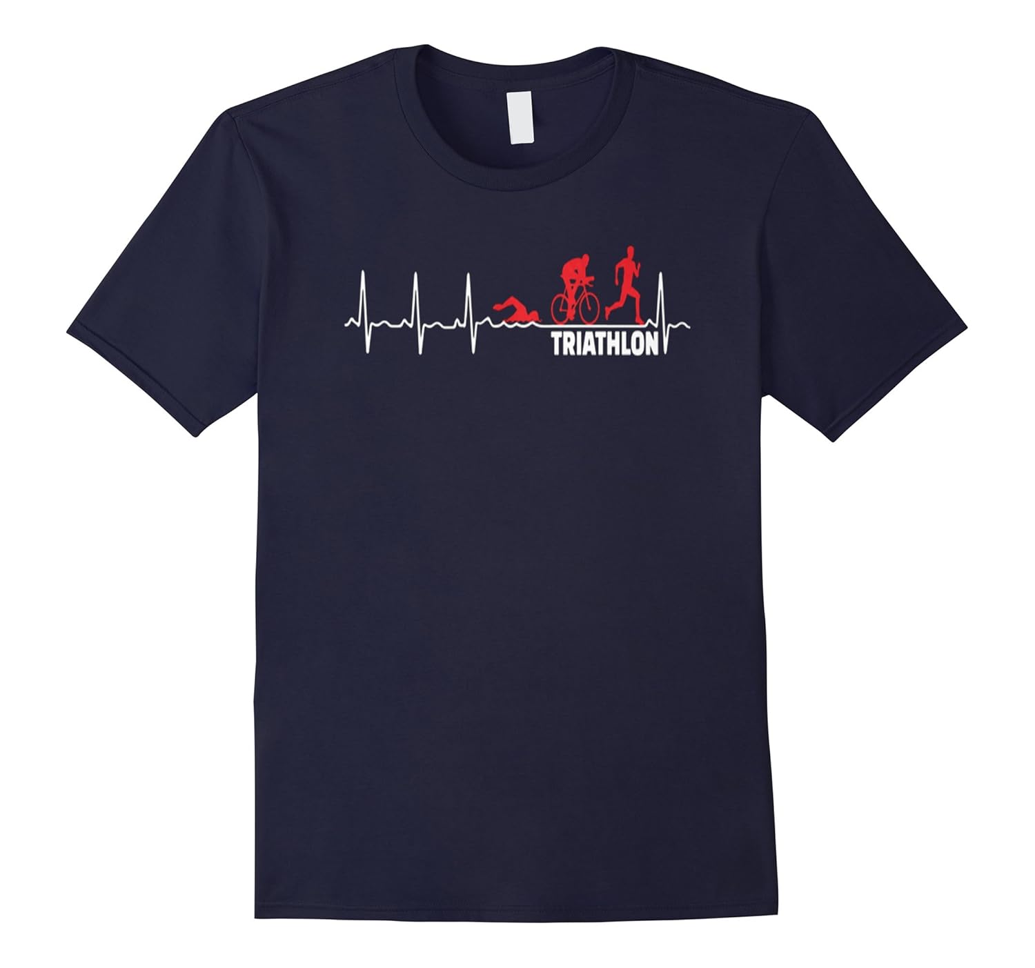 TRIATHLON HEARTBEAT TEE SHIRTS-Rose