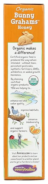 ANNIE’S ORGANIC BAKED BUNNY GRAHAM SNACKS, EASTER TREATS, HONEY, 7.5 OZ