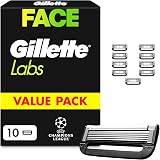Gillette Labs Razor Blades 10 Refills for Heated/Exfoliating Bar, Universal view 1