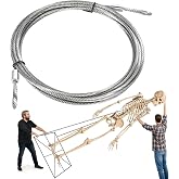 18.5 FT Replacement Tether Cable for 12 FT Skeleton Decor Accessory | 12 FT Skeleton Guy Wire Replacement Cable For Holiday Skeleton Ornament