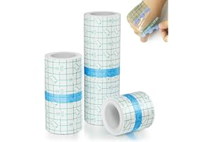 3 Rolls Tattoo Aftercare Bandage - Yuelong Waterproof Second Skin Tattoo Cover Up Patch Tape Healing Wrap Transparent Tattoos