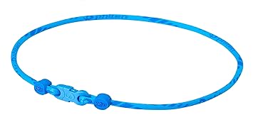 Phiten Rakuwa X50 Slim Collar Necklace Azul Amazones