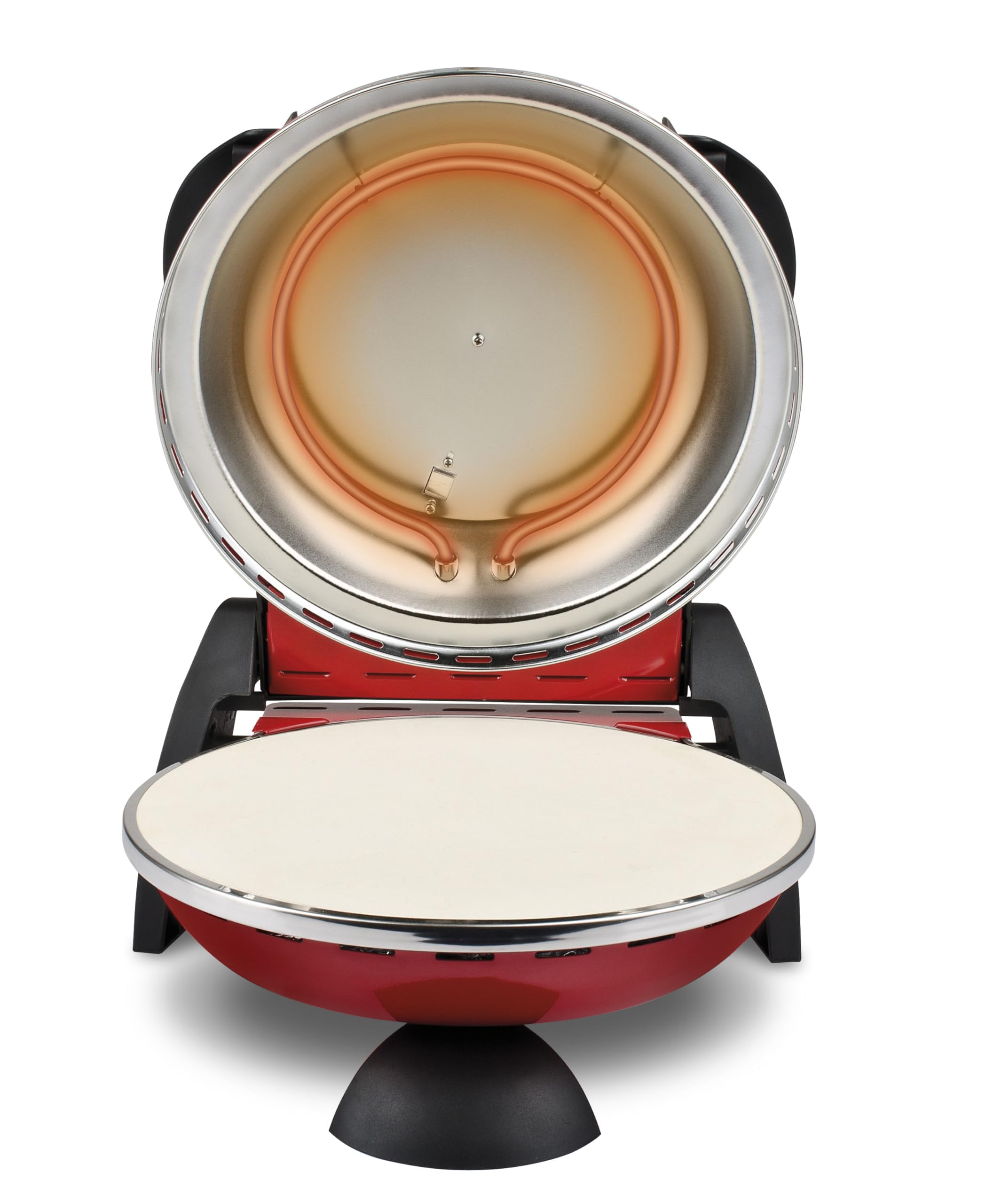 G3 Ferrari G10006 Pizza Äußern Vergnügen, Ofen Pizza, 1200 W, 400°C, Rot 5