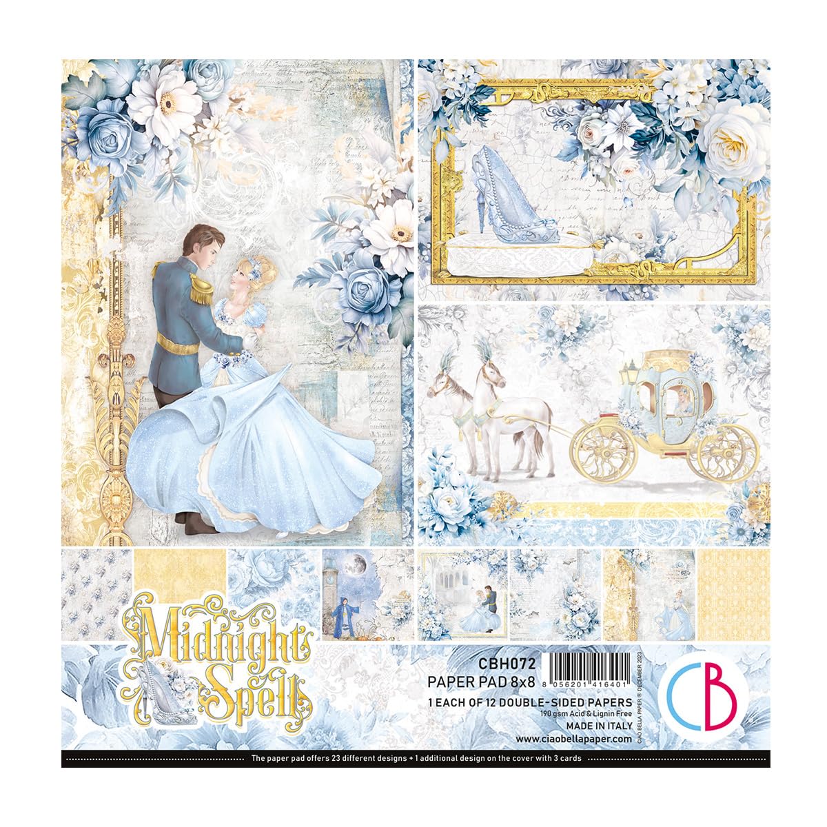 Ciao Bella Midnight Spell 8"x8" Paper Pad