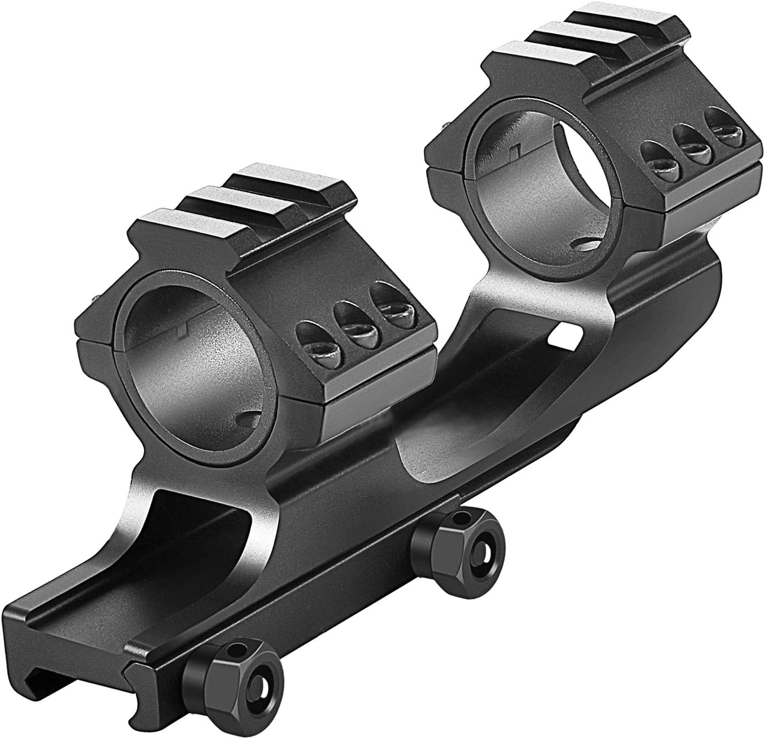lasdolod Offset Cantilever Rifle Scope Mount, Diameter 1 inch / 30mm Dual Rings | 20mm Picatinny Rail : Sports & Outdoors
