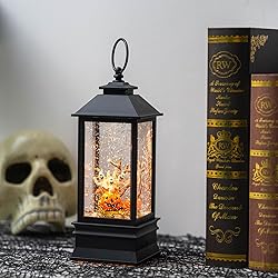 Halloween Snow Globe Lantern Water Glittering