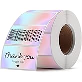 2 inch Direct Thermal Stickers Gradual Change Round Circle Thermal Color-Code Dot Self-Adhesive Multi-Purpose Thermal Labels Printer for DIY Barcode,Business,Address,Name Gift Tags 500 pcs