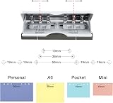 Rapesco 1344 Adjustable 6-Hole Punch 10 Sheet Silver Organiser/Diary view 5