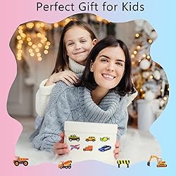 24 Sheets(400+) Car 3D Puffy Stickers for Toddlers