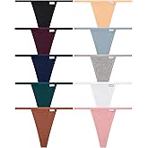FINETOO 10 Pack G-String Thongs for Women Cotton Panties Stretch T-back Tangas Low Rise Hipster Underwear Sexy S-XL