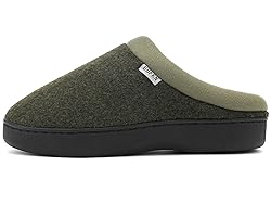 UBFEN Mens Slippers for Indoor Bedroom Memory Foam