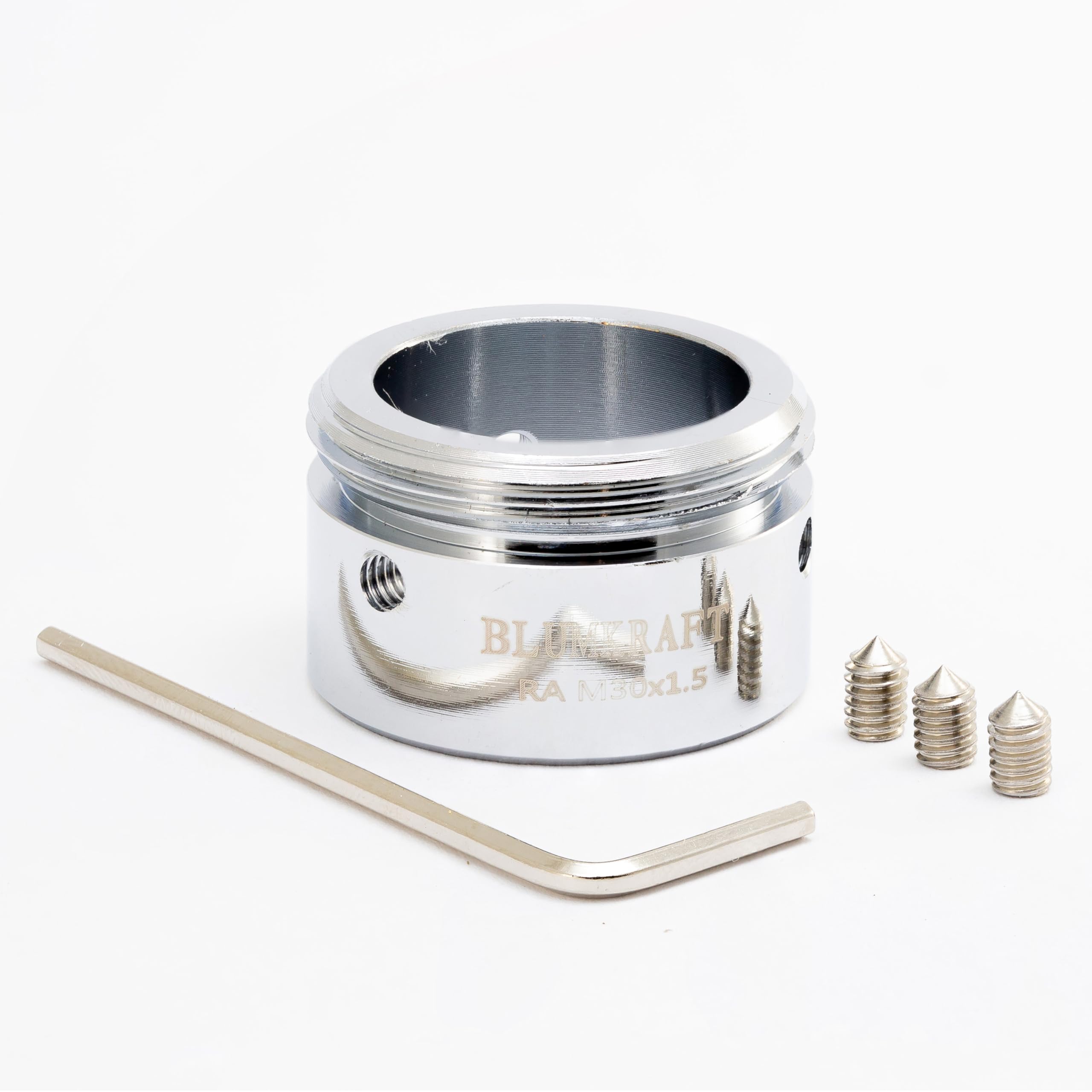 BLUMKRAFT Radiator adaptor compatible with Danfoss RA (20-23mm) to M30 x 1.5 thermostat/thermostatic head connection M30x1.5 male