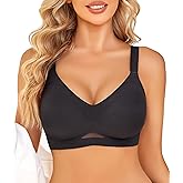Avidlove Wireless Bras for Women Bras No Underwire Seamless Push Up Bralette Full Coverage Comfort Bra Everyday Bra