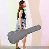 CAHAYA 39 Inch Electric Guitar Gig Bag with 9mm Padding Waterproof Dual Shoulder view 7