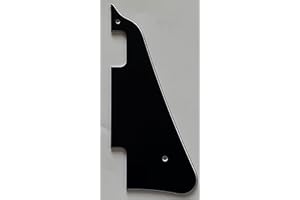 DTYBERXZ For Fit Gibson Epiphone Les Paul LP P90 Style Guitar Pickguard (3 Ply Black)