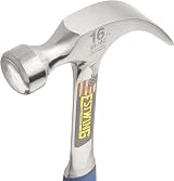 Estwing 16oz Claw Hammer Smooth Face Curved Claw Cushion Grip Blue USA view 3