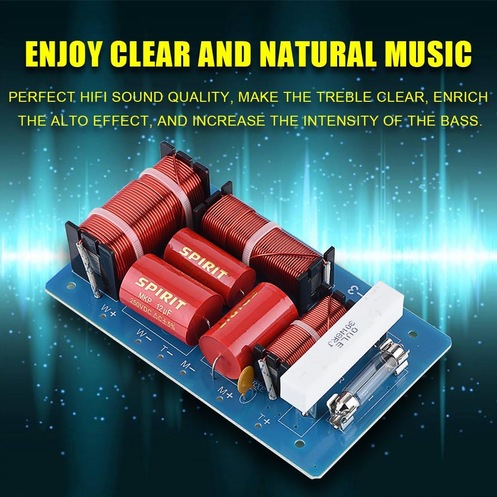 Tihebeyan 3-way Crossover Filter Audio Frequency Divider Hi-Fi Audio ...