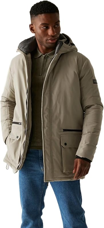Hombre Rhodo impermeable chaqueta transpirable aislado acolchado Winter abrigo