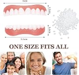 VEGCOO 4 Pairs Cosmetic Veneer False Teeth Comfortable Natural Smile view 4