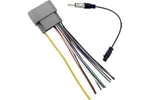 Thewinio Aftermarket Radio Stereo Wiring Harness Adapter for GM Dodge Ram Journey Avenger Grand Caravan Charger Durango, Jeep Wrangler Patriot Liberty, Chrysler Car Cable Plug Connector Replacement