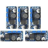 5pcs LM2596S Constant Current Led Driver DC-DC 3A Adjustable 7V-35V Step-Down CC/CV Power Supply Module LM2596S-ADJ Constant Current Voltage Regulator